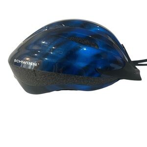 Schwinn Blue Black Bike Helmet. Pre Owned. No flaws. Adjustable.